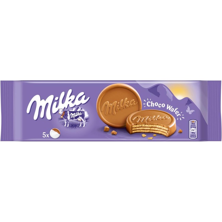 Milka choco wafer ciasteczka czekoladowe 150g