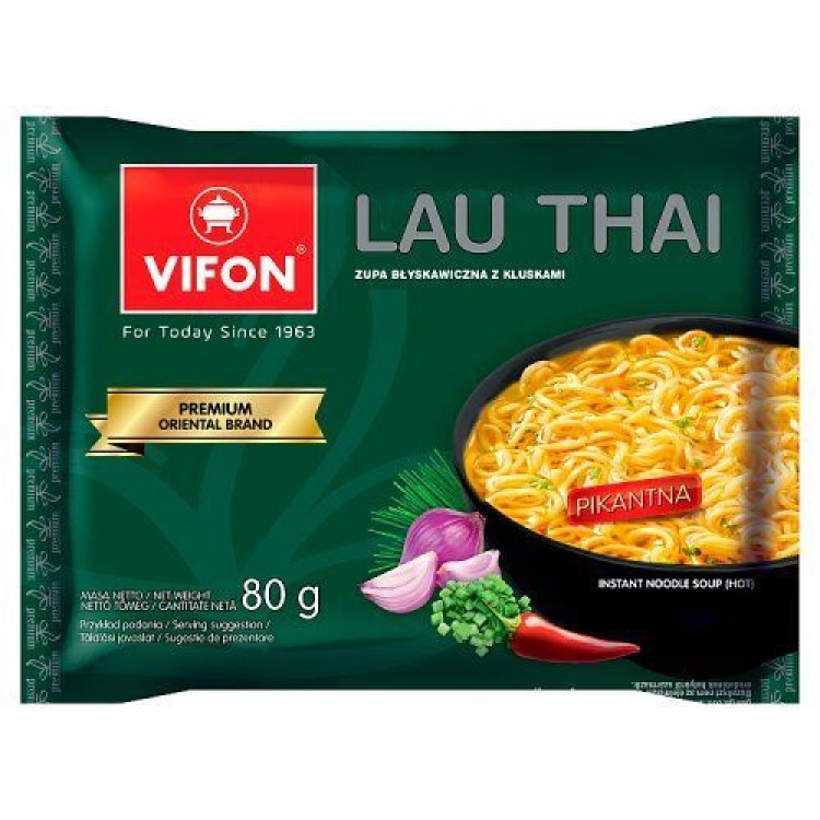 VIFON Zupa błyskawiczna z kluskami Lau Thai pikantna 80 g