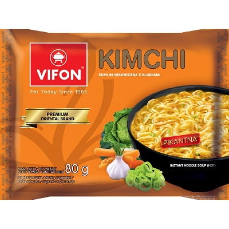 Vifon Zupa błyskawiczna Kim Chi koreańska pikantna 80 g