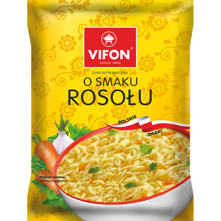 Vifon Zupa Błyskawiczna O Smaku Rosołu Z Kluskami 65G