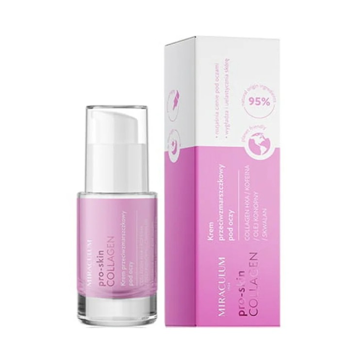 MIRACULUM COLLAGEN PRO-SKIN KREM PO OCZY 15ML EXP:02.2025