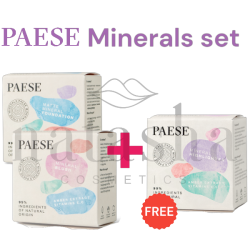 PAESE MINERALS BUNDLE PODKŁAD MATUJĄCY 102W + RÓŻ DO POLICZKÓW 300W