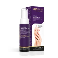 SHE COSMETICS SHEHAND SERUM REGENERUJĄCE DO SPIERZCHNIĘTEJ I SPĘKANEJ SKÓRY DŁONI Z SHEA 50ML