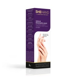 SHE COSMETICS SHEHAND SERUM REGENERUJĄCE DO SPIERZCHNIĘTEJ I SPĘKANEJ SKÓRY DŁONI Z SHEA 50ML