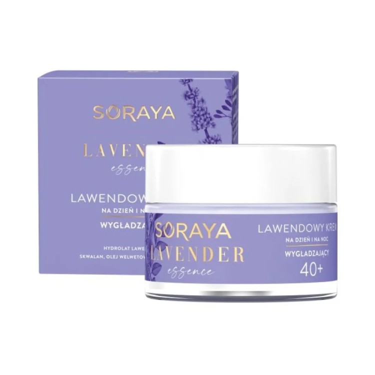 SORAYA Lavender Essence Lawendowy krem wygładzający dzień & noc  40+, 50ml