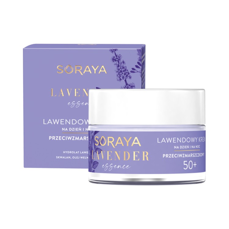 SORAYA Lavender Essence Lawendowy krem przeciwzmarszczkowy dzień & noc 50+ , 50ml