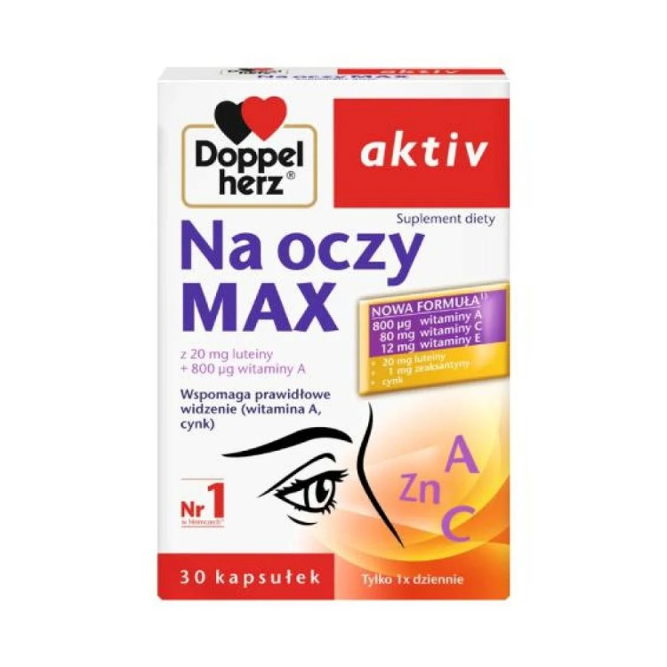 Doppelherz aktiv Na oczy MAX 30 kapsulek