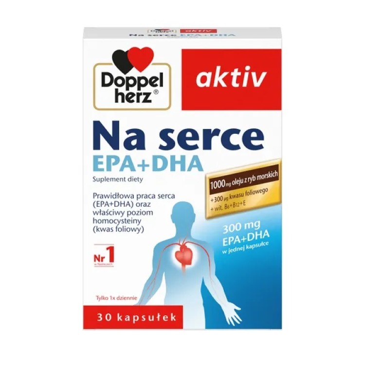 DOPPELHERZ AKTIV NA SERCE EPA+DHA 30 KAPSUŁEK