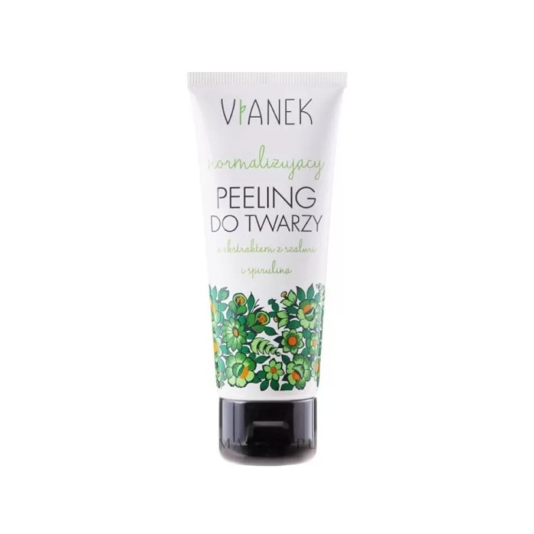 VIANEK NORMALIZUJĄCY PEELING DO TWARZY SKÓRA TŁUSTA I PROBLEMOWA 90g EXP: 12.2024