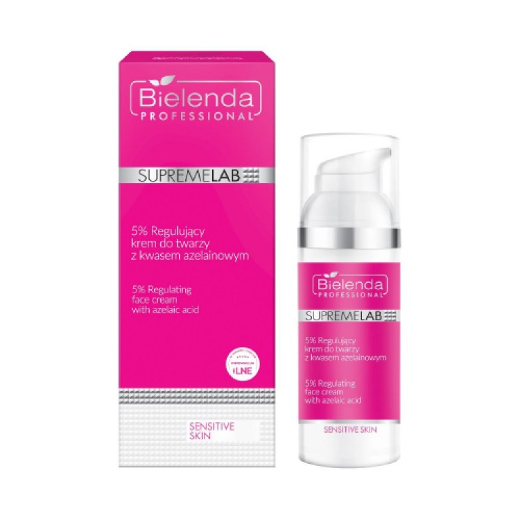 SupremeLab SENSITIVE SKIN 5% REGULUJĄCY KREM DO TWARZY Z KWASEM AZELAINOWYM 50 ml