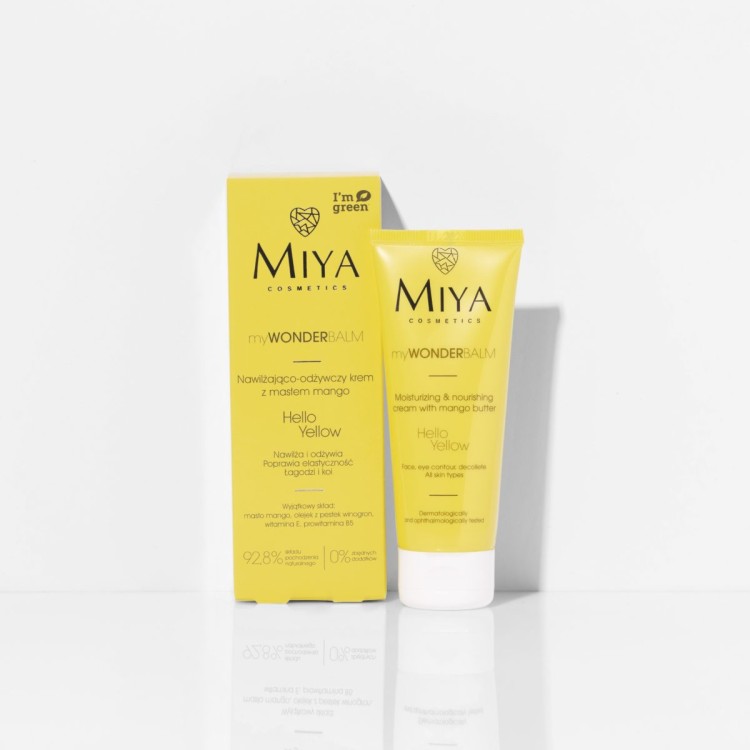 MIYA Cosmetics myWONDERBALM Nawilżająco-odżywczy krem do twarzy z masłem mango 75ml