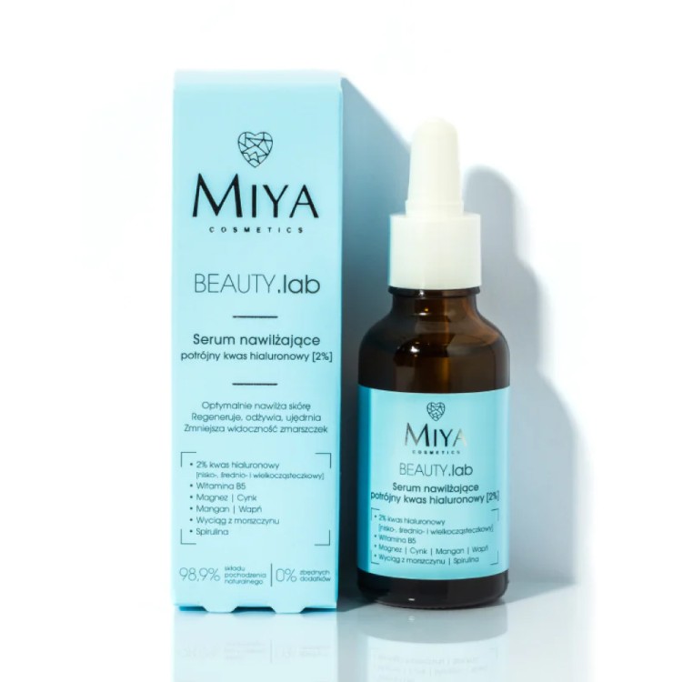 MIYA Serum nawilżające z potrójnym kwasem hialuronowym 2% 30ml