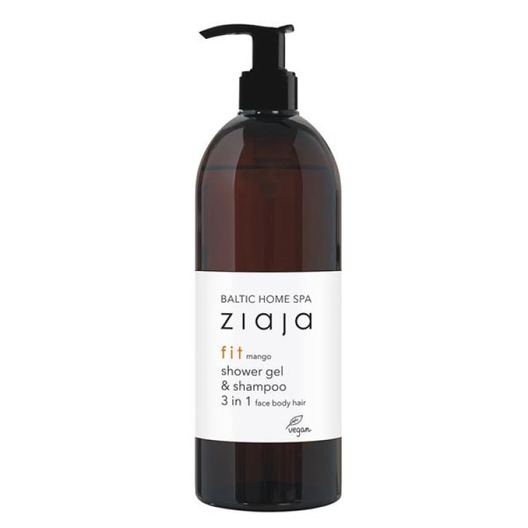 ZIAJA BALTIC HOME SPA FIT Żel 3 w 1 do mycia twarzy, ciała i włosów 500 ML