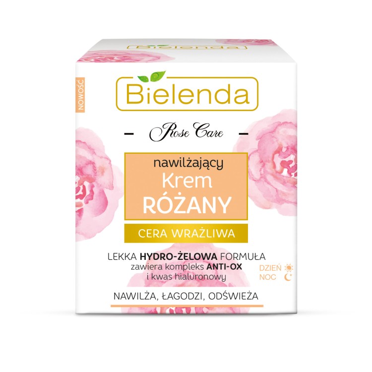 Bielenda ROSE CARE Krem różany nawilżająco – kojący, 50ml