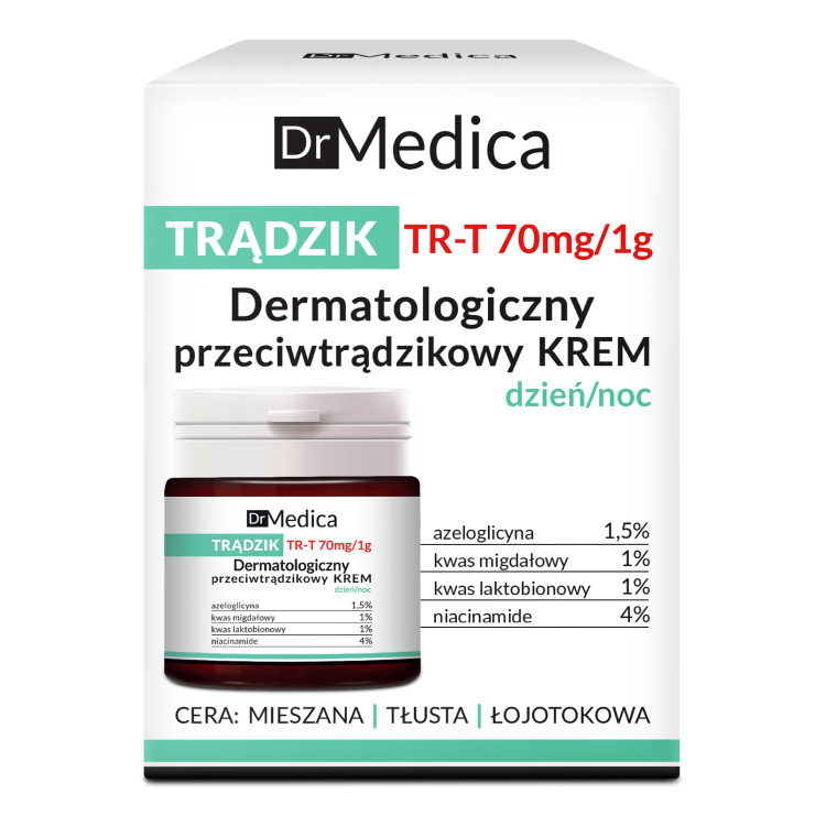 Dr Medica TRĄDZIK Dermatologiczny przeciwtrądzikowy krem dzień/noc, 50ml