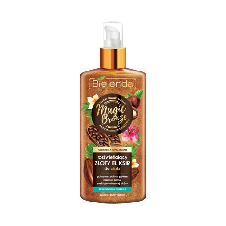 BIELENDA MAGIC BRONZE Rozświetlający złoty eliksir do ciała, 150ml