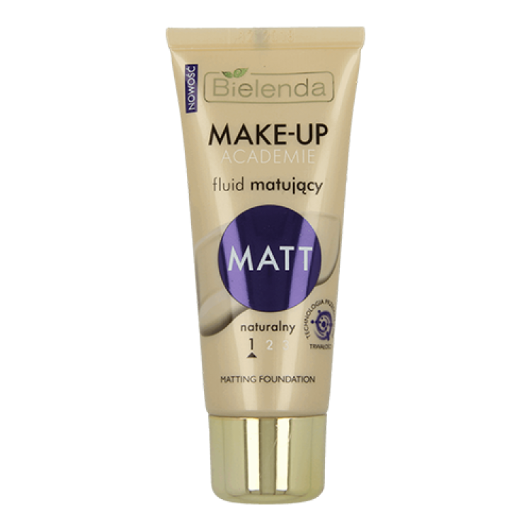 Bielenda MAKE-UP ACADEMIE Fluid matujący MATT, 1-NATURALNY, 30ml