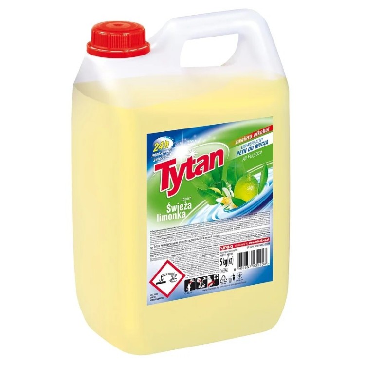 TYTAN Uniwersalny płyn do mycia świeża limonka 5l