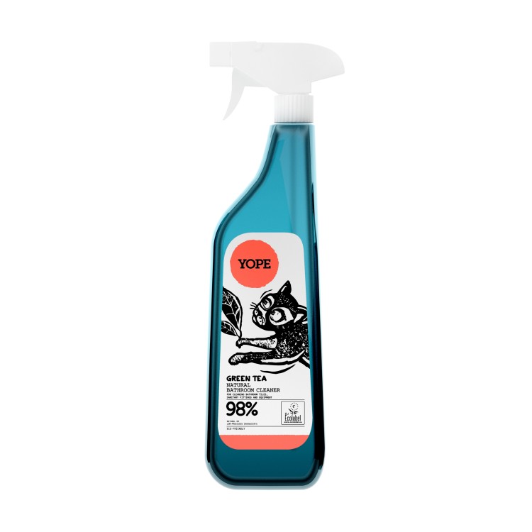 YOPE NATURALNY PŁYN DO MYCIA ŁAZIENKI Z ZIELONĄ HERBATĄ 750ML