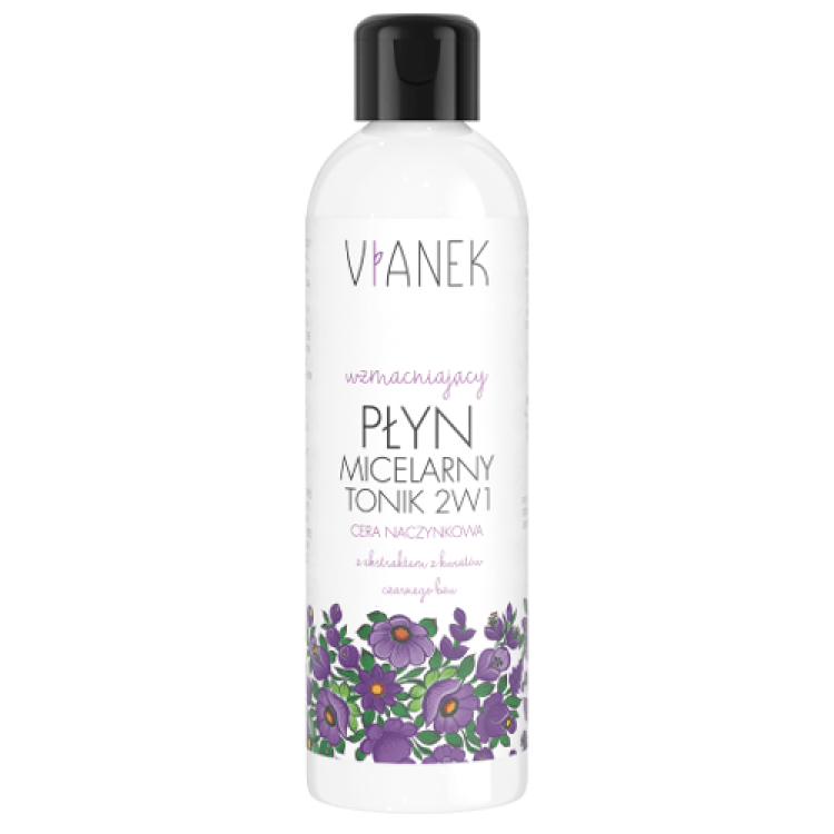 VIANEK Wzmacniający tonik i płyn micelarny 2w1, 200ml